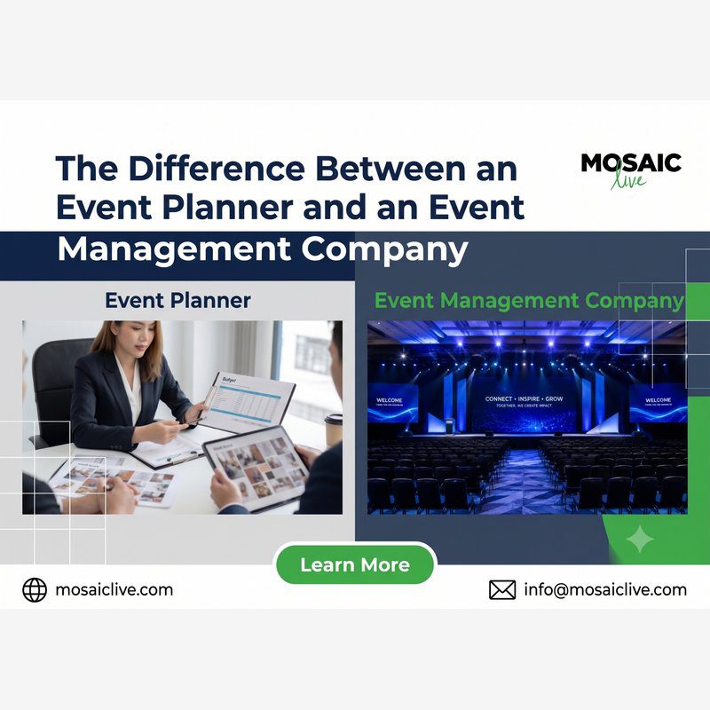 The Difference Between an Event Planner and an Event Management Company
