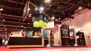 Sharjah Media City (Shams) Seamless Stand | Mosaic Live