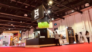 Sharjah Media City (Shams) Seamless Stand | Mosaic Live