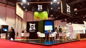 Sharjah Media City (Shams) Seamless Stand | Mosaic Live